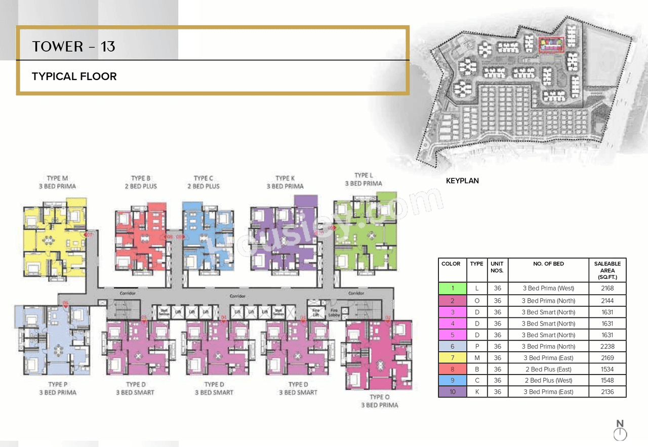 The Prestige City Hyderabad Floor plan 12
