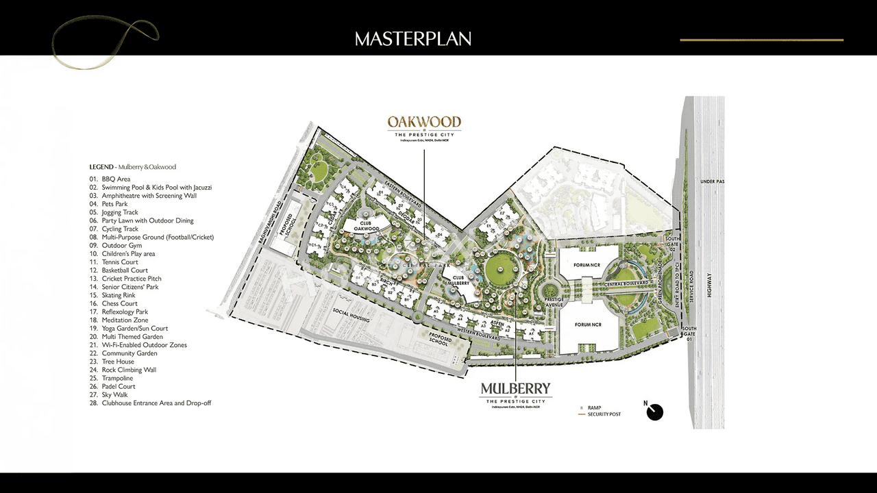 The Prestige City Indirapuram Floor plan 1