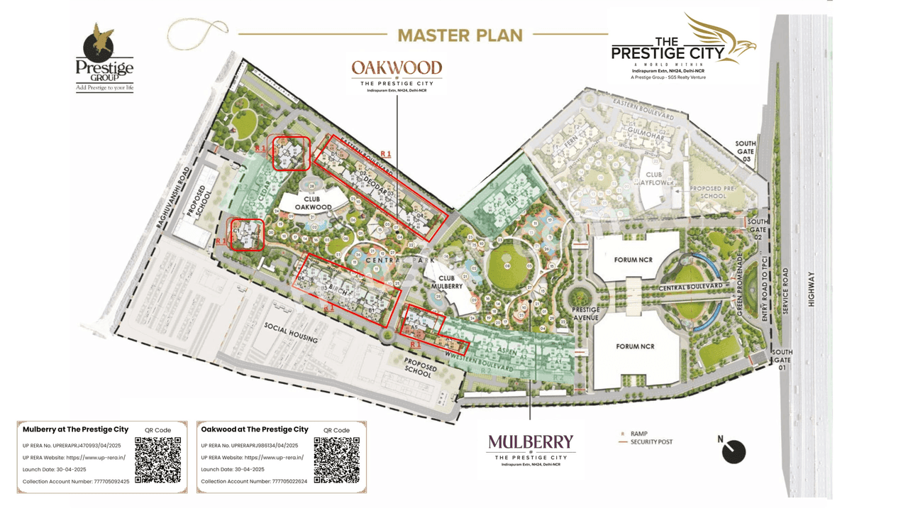 The Prestige City Indirapuram Floor plan 2