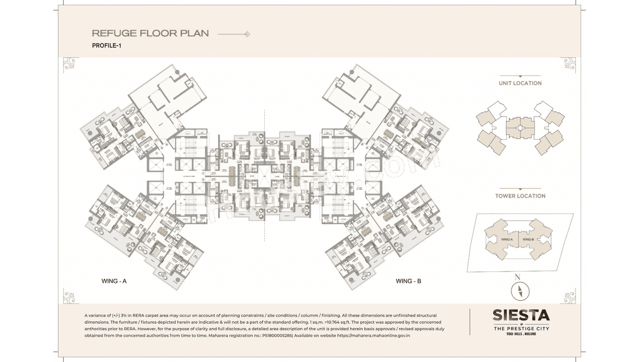 The Prestige City Siesta Floor plan 1