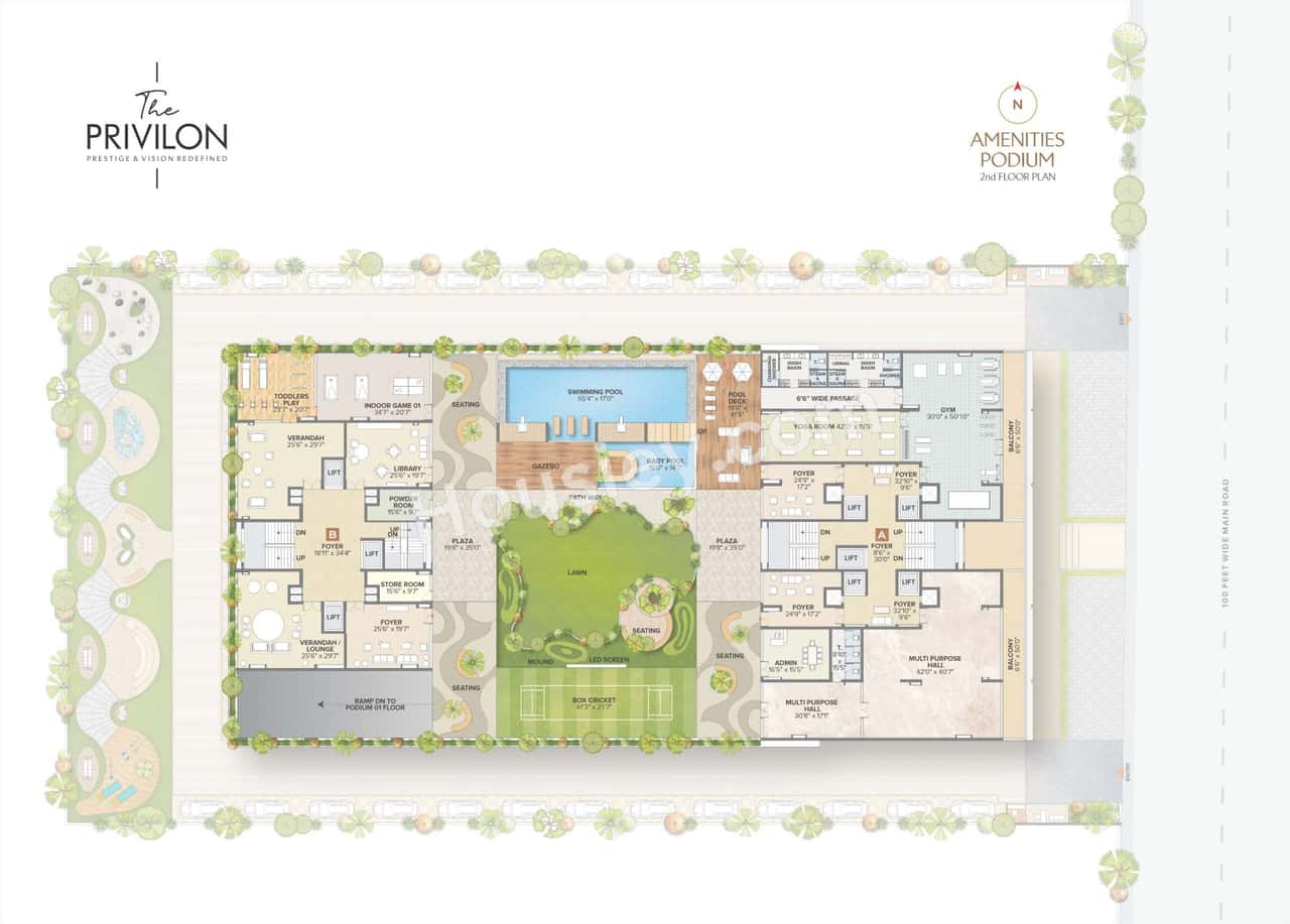 The Privilon Floor plan 1