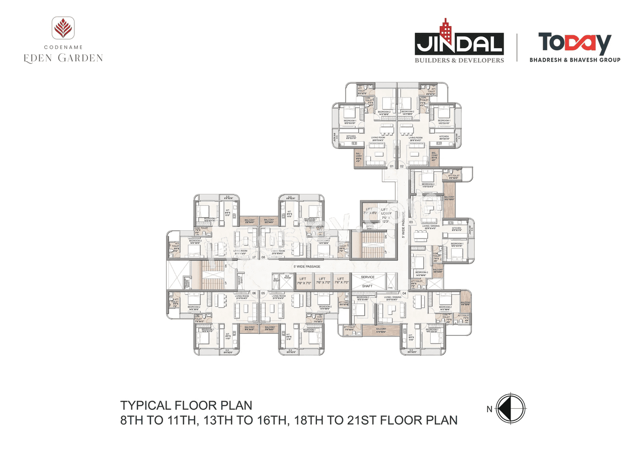 Today Eden Garden Floor plan 2