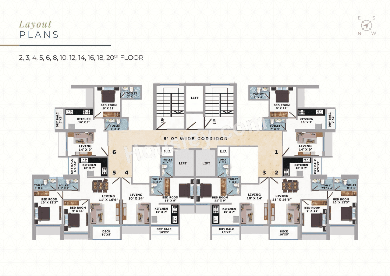 TPV Nisarg Aura Floor plan 1