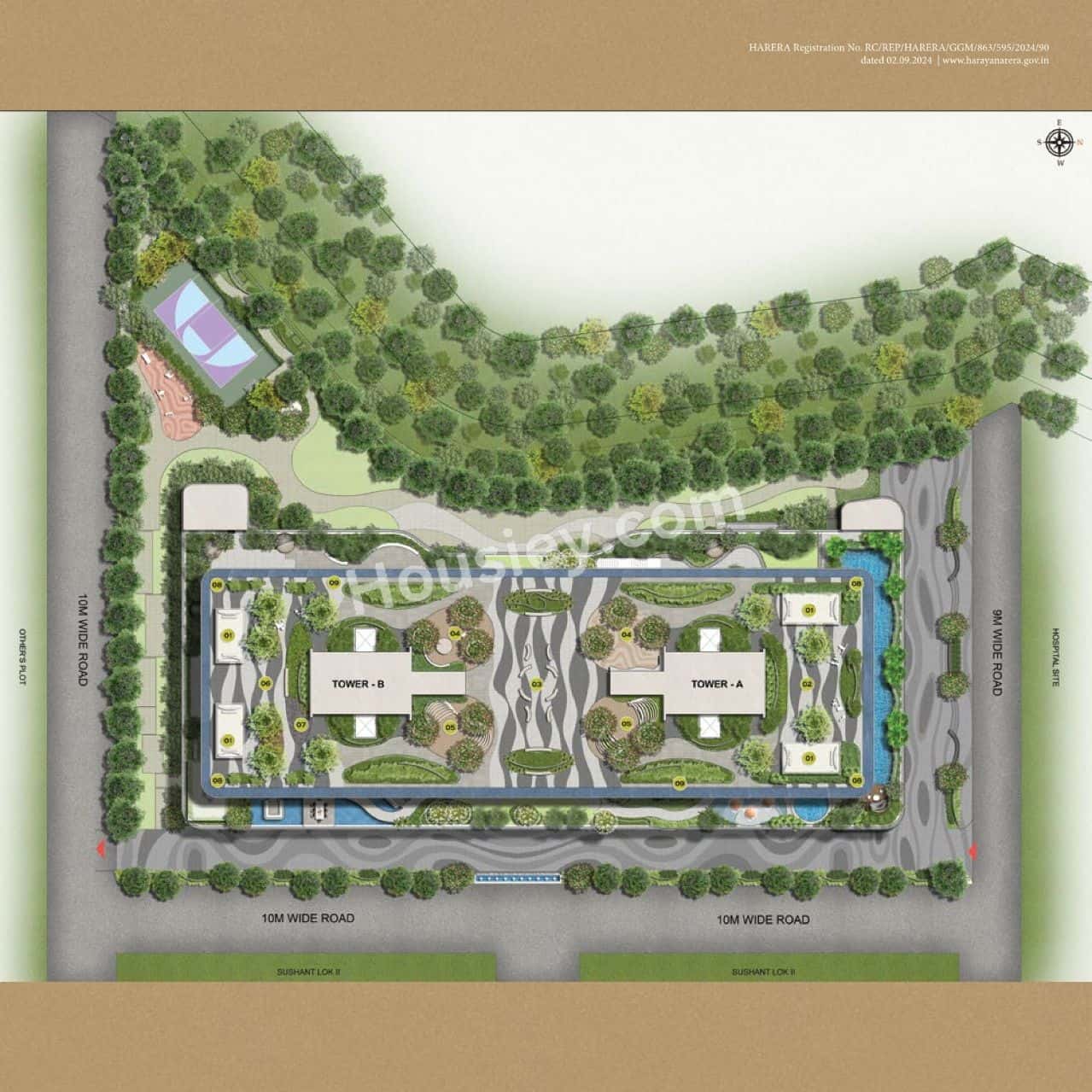 Trevoc Royal Residencies Floor Plan