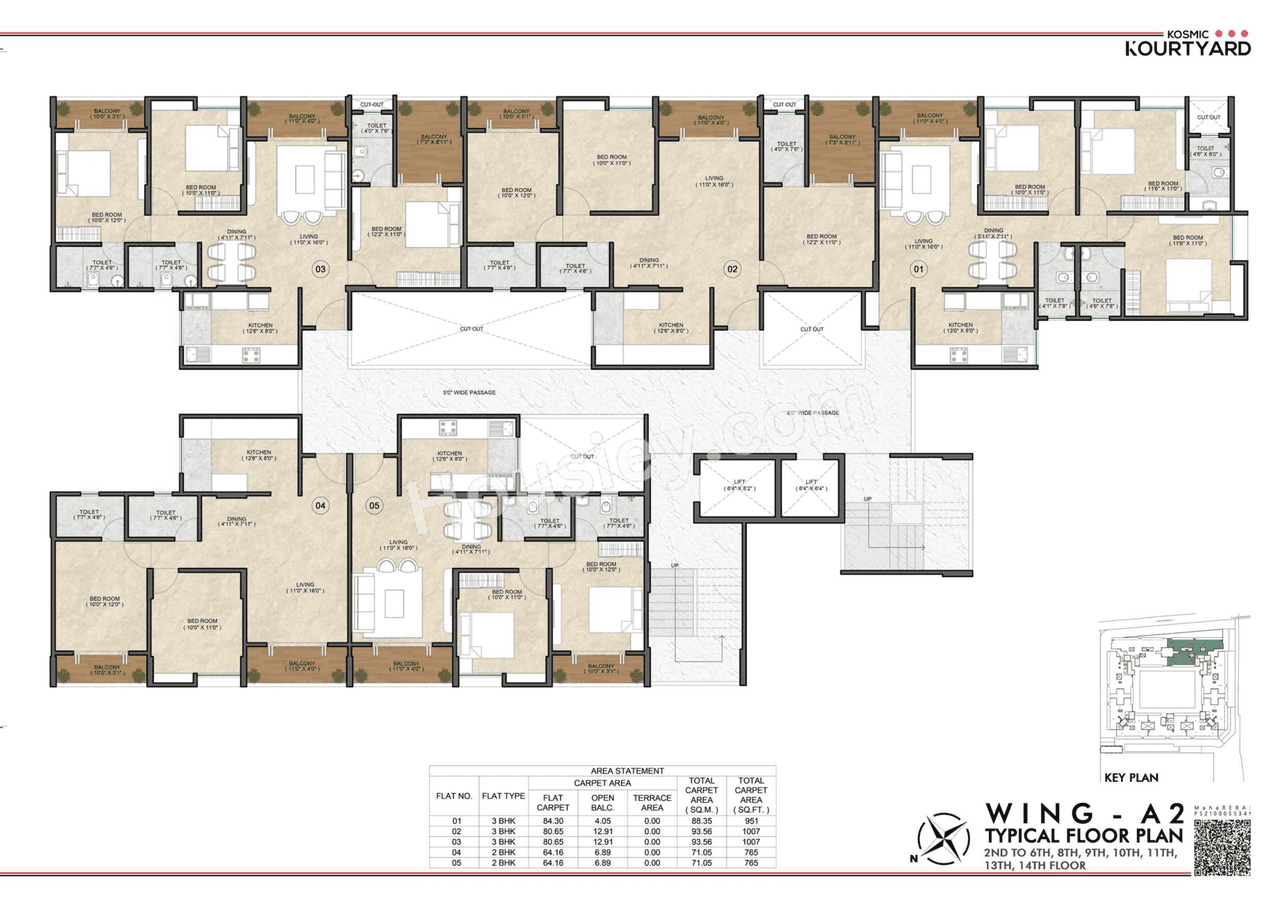 Triaa Kosmic kourtyard Floor plan 7