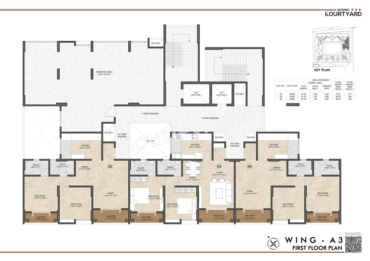 Triaa Kosmic kourtyard Floor plan 8