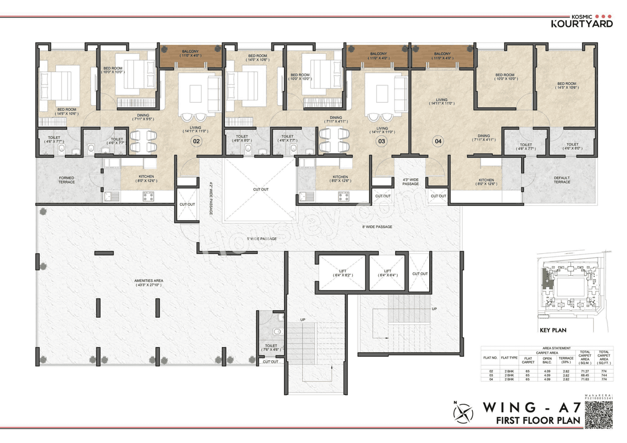 Triaa Kosmic kourtyard Floor plan 12