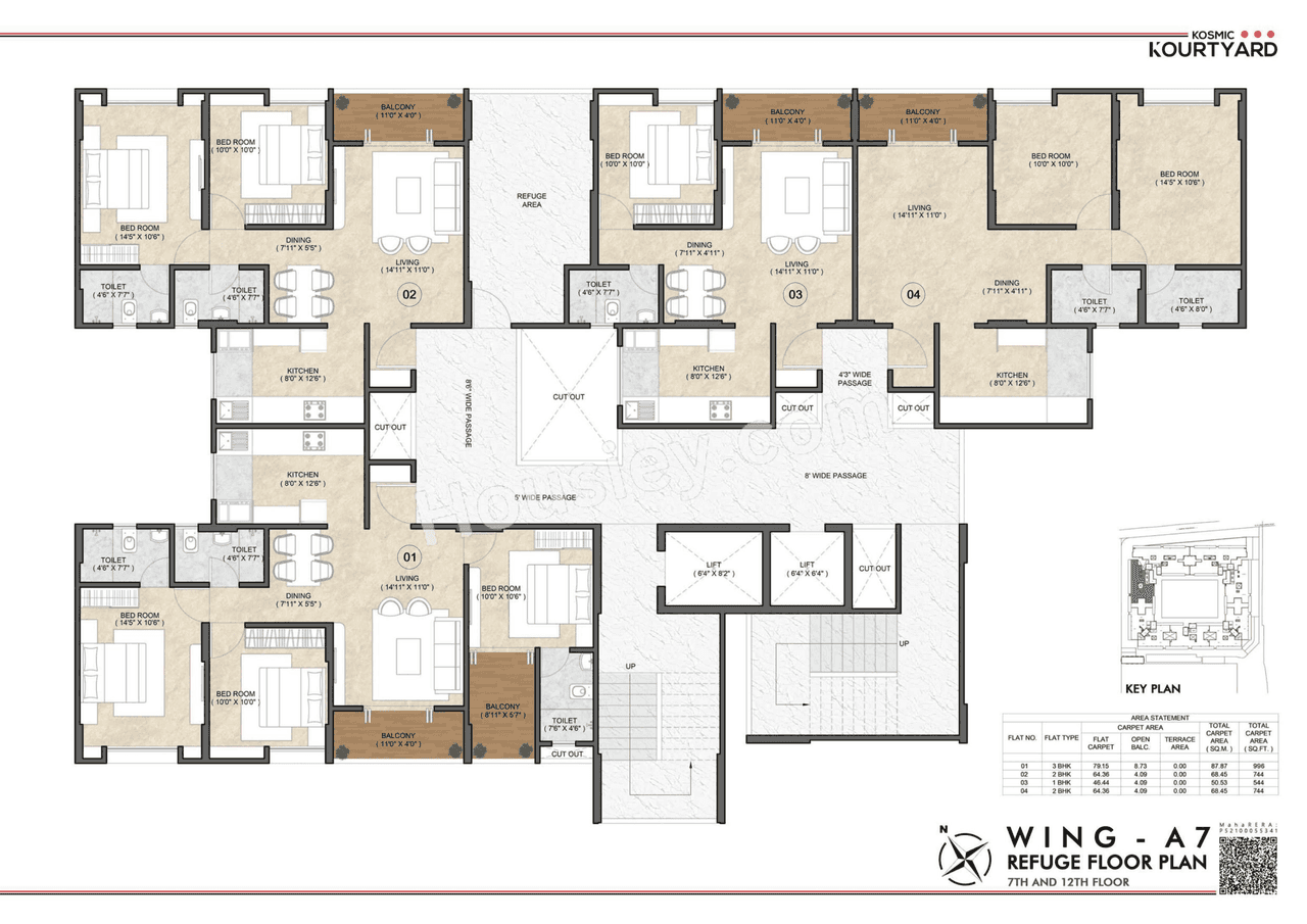 Triaa Kosmic kourtyard Floor plan 14