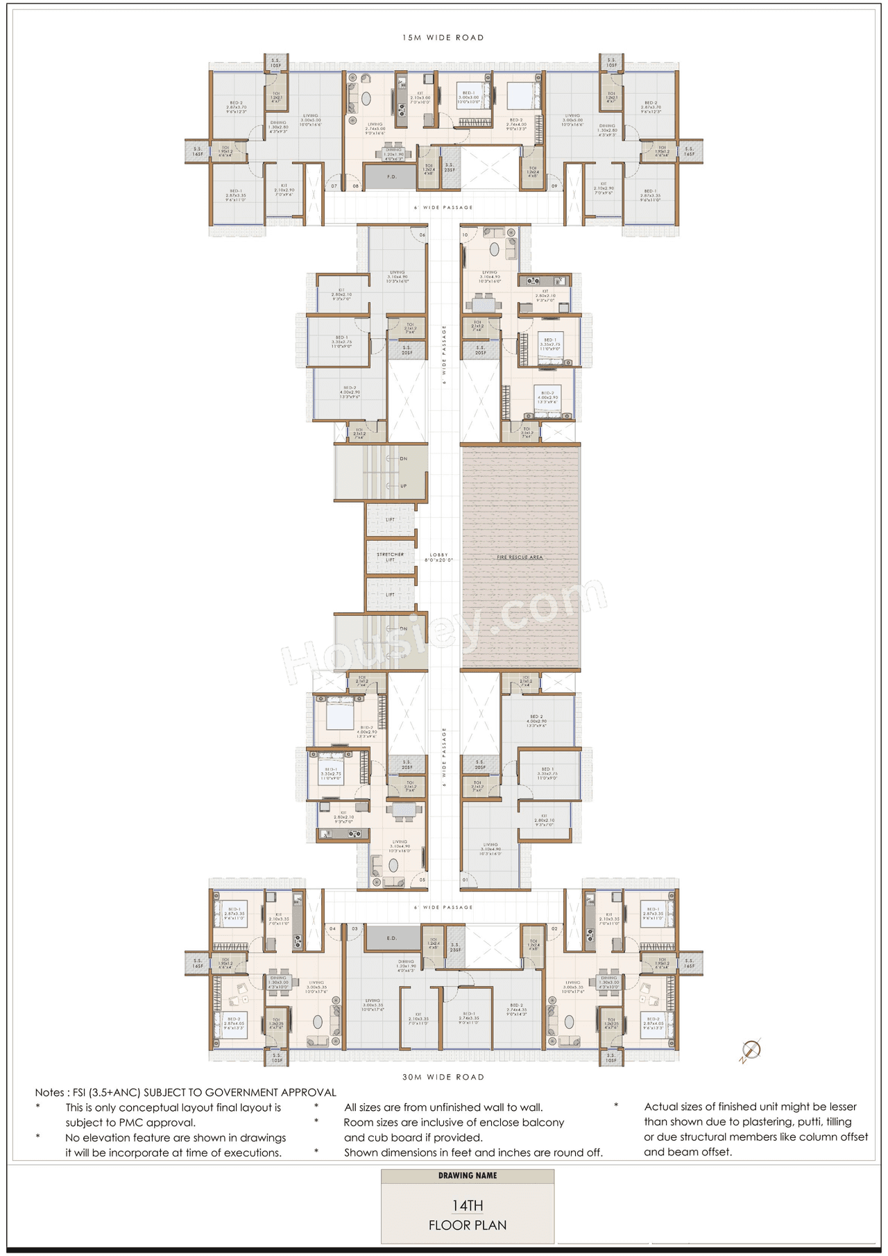 Tricity Bayview Floor plan 4