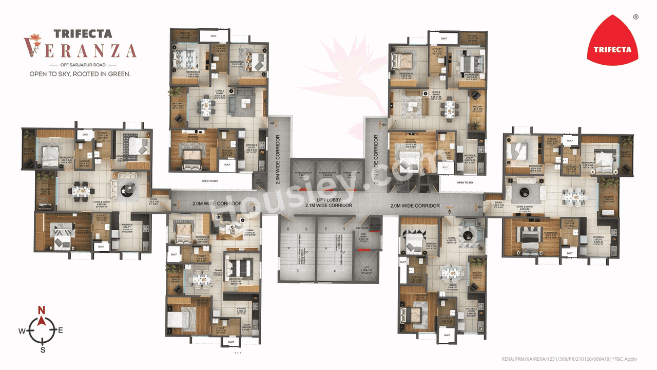 Trifecta Veranza Floor Plan