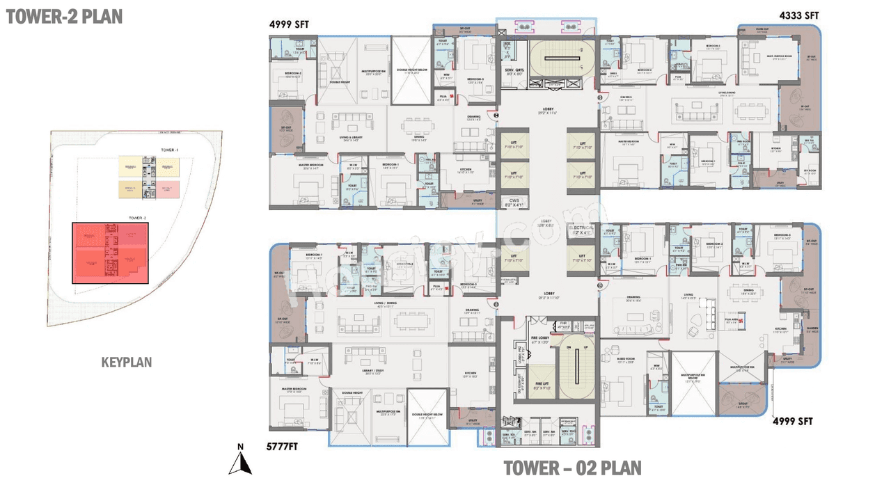Trilight Rise With 9 Floor plan 2