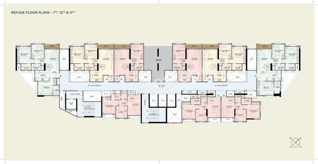 Triveni Pearl Floor plan 1