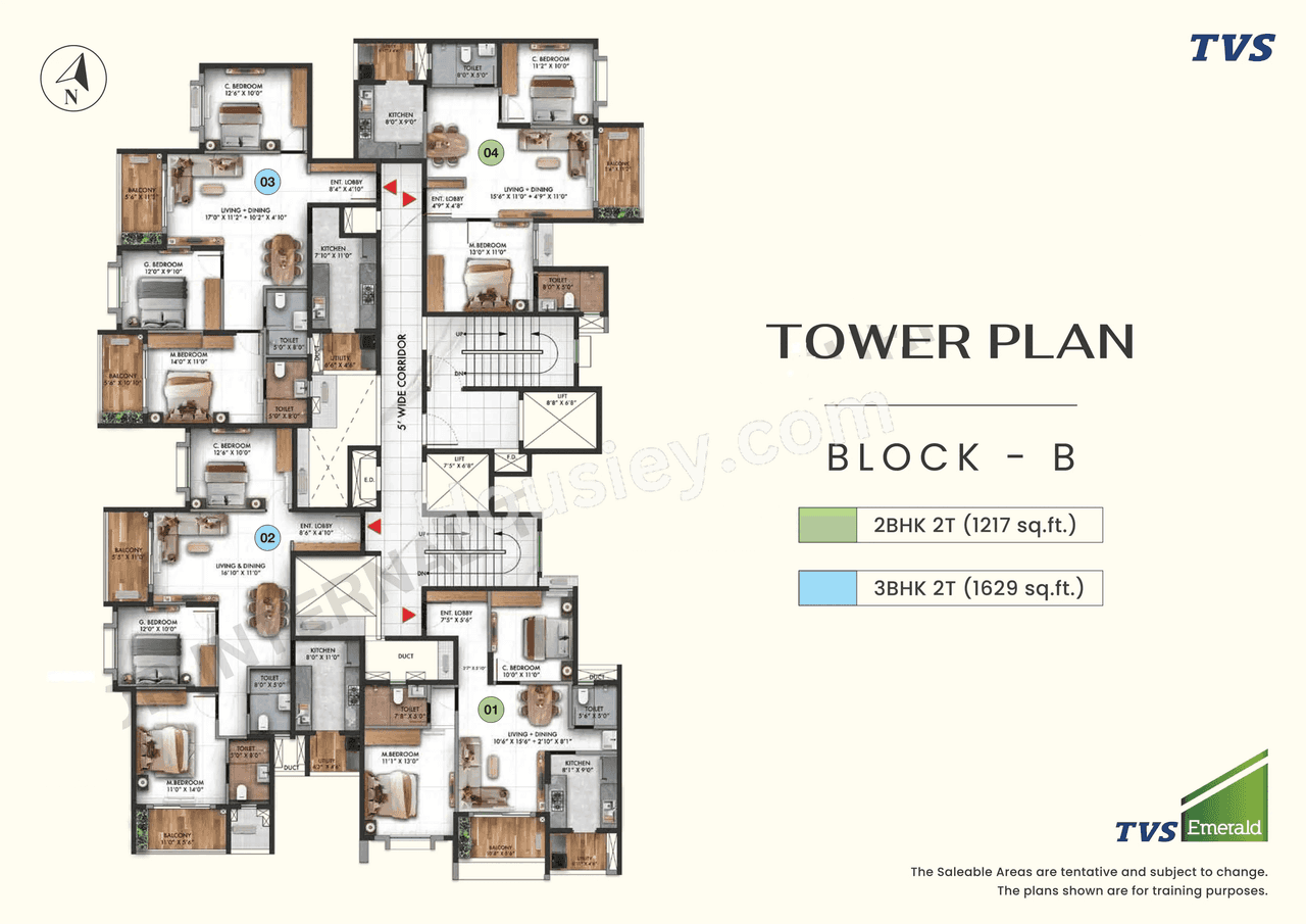 TVS Thanisandra Floor plan 2