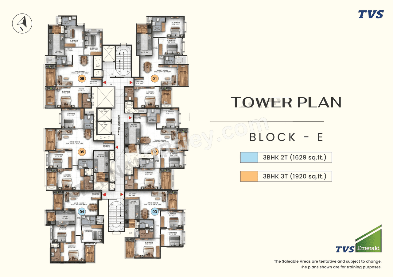 TVS Thanisandra Floor plan 5
