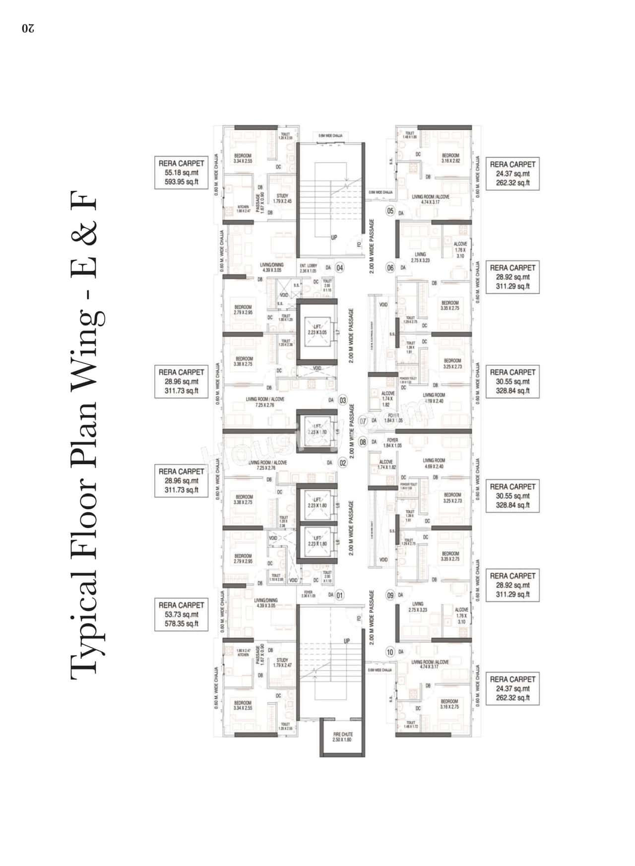 UK Luxecity Floor plan 1