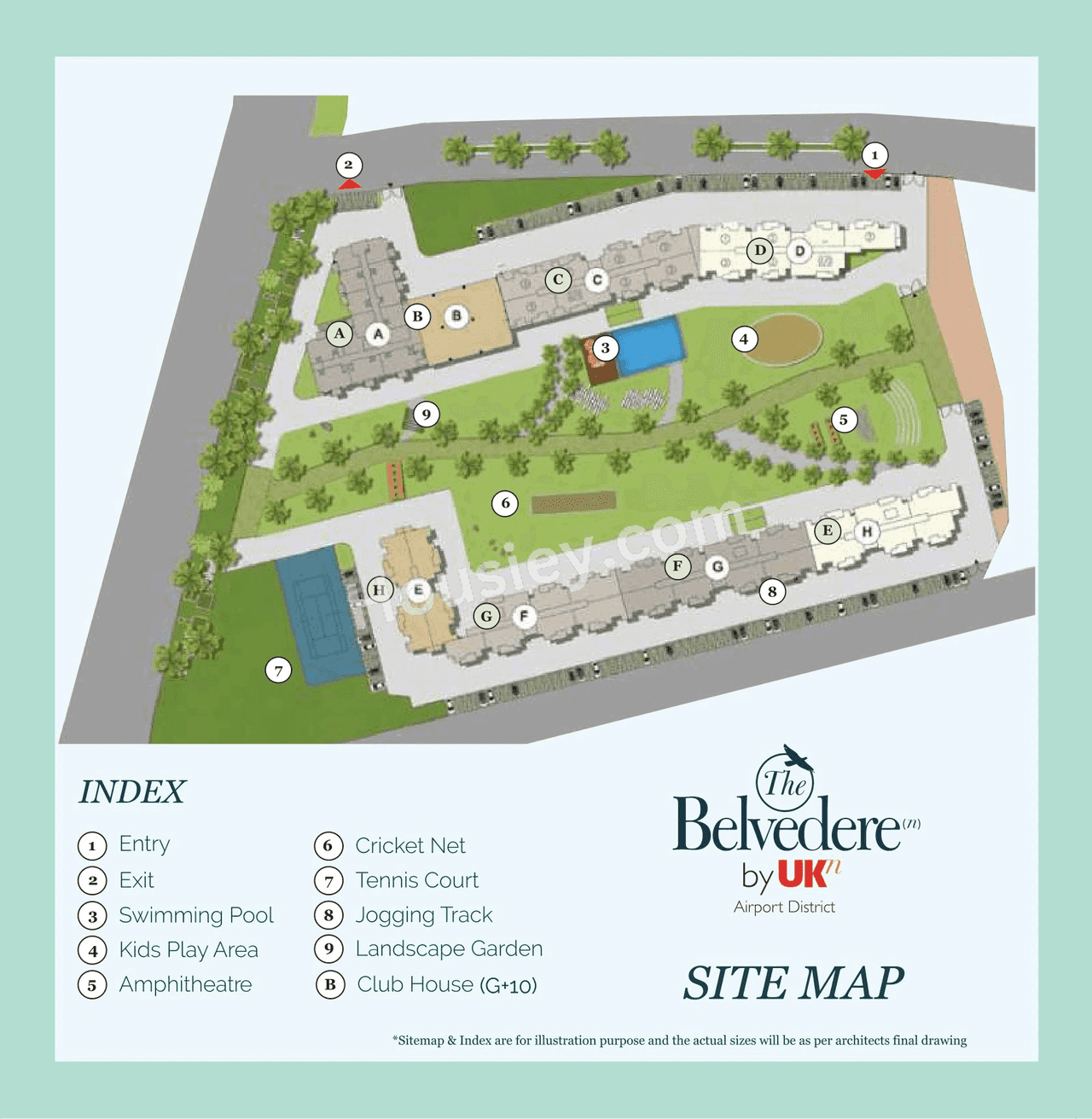 UKN The Belvedere Floor plan 1
