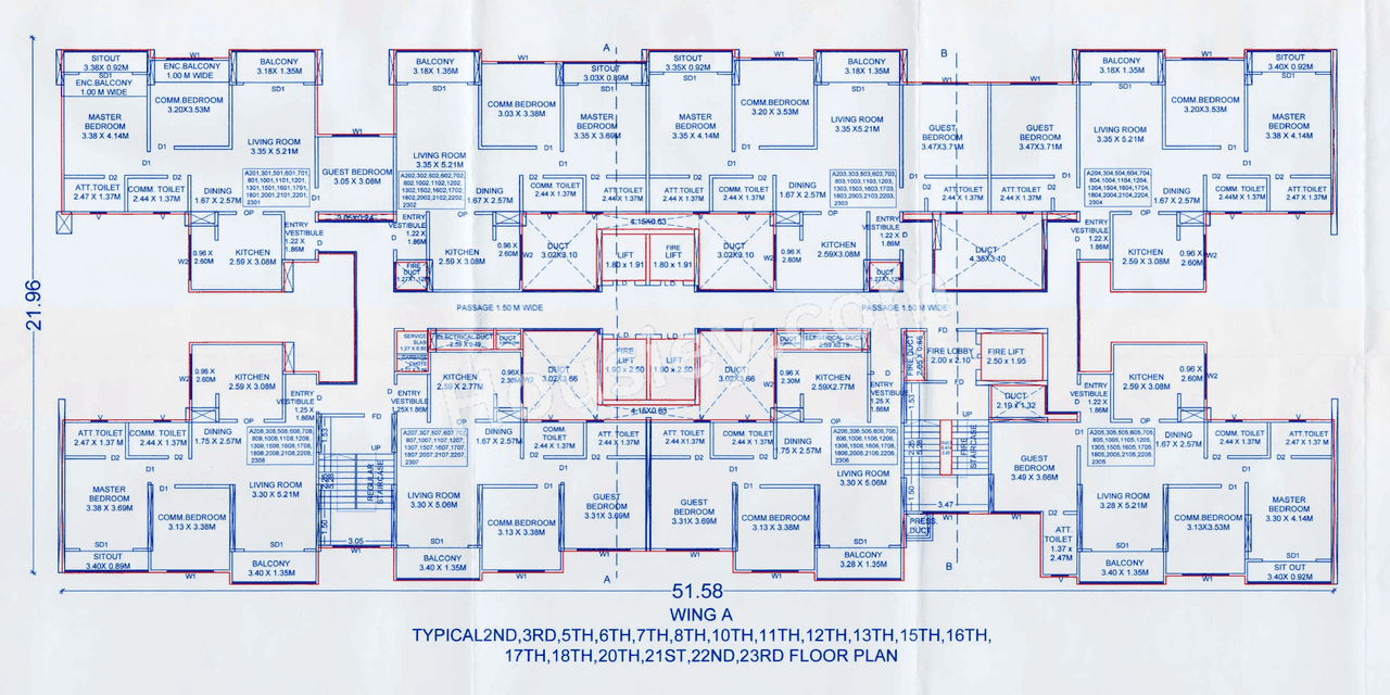 Unique QUE 154 Floor plan 3