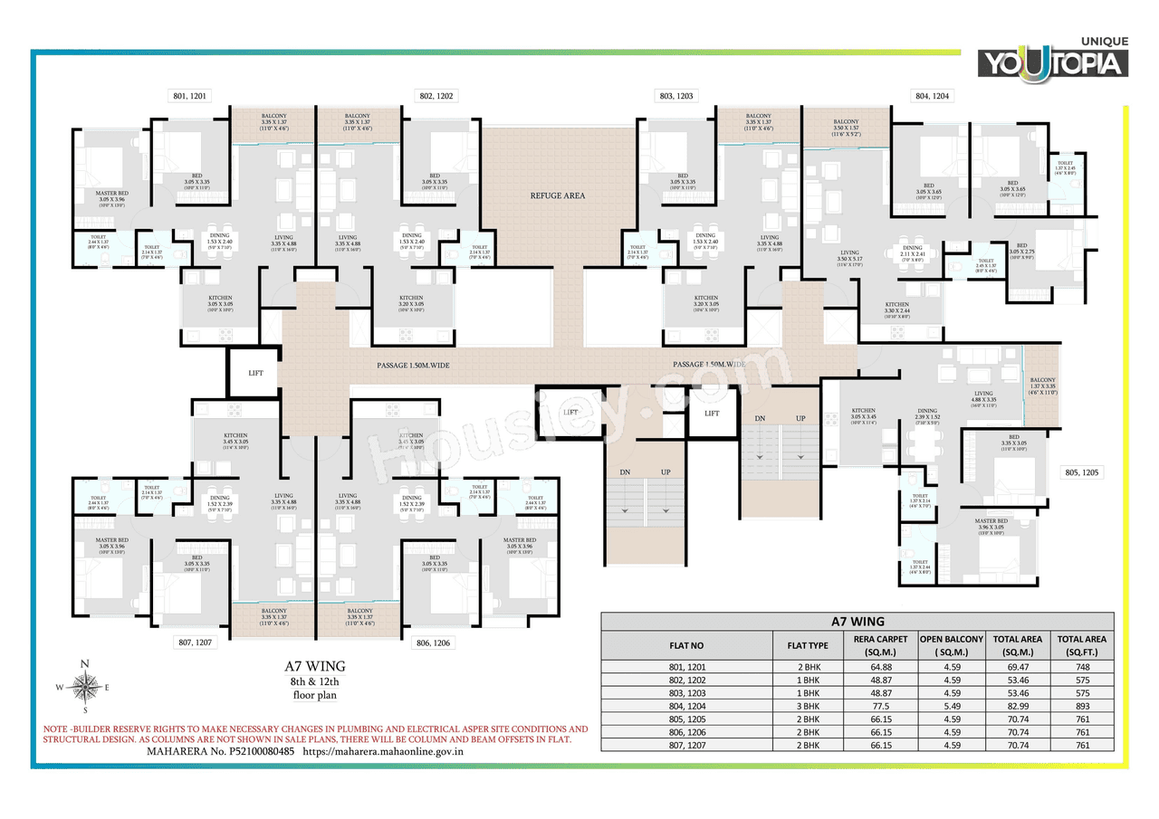 Unique Youtopia Phase 3 Floor plan 18