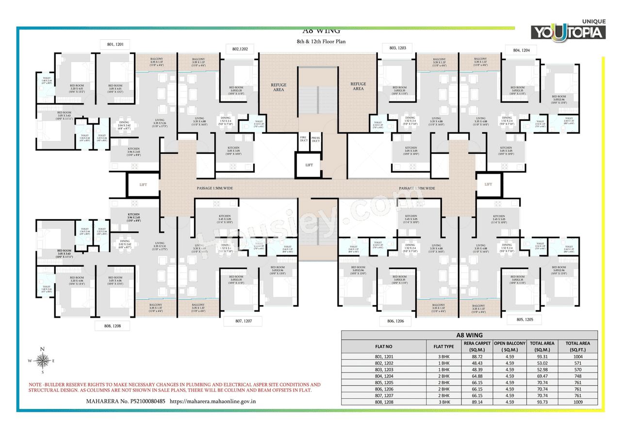 Unique Youtopia Phase 3 Floor plan 19