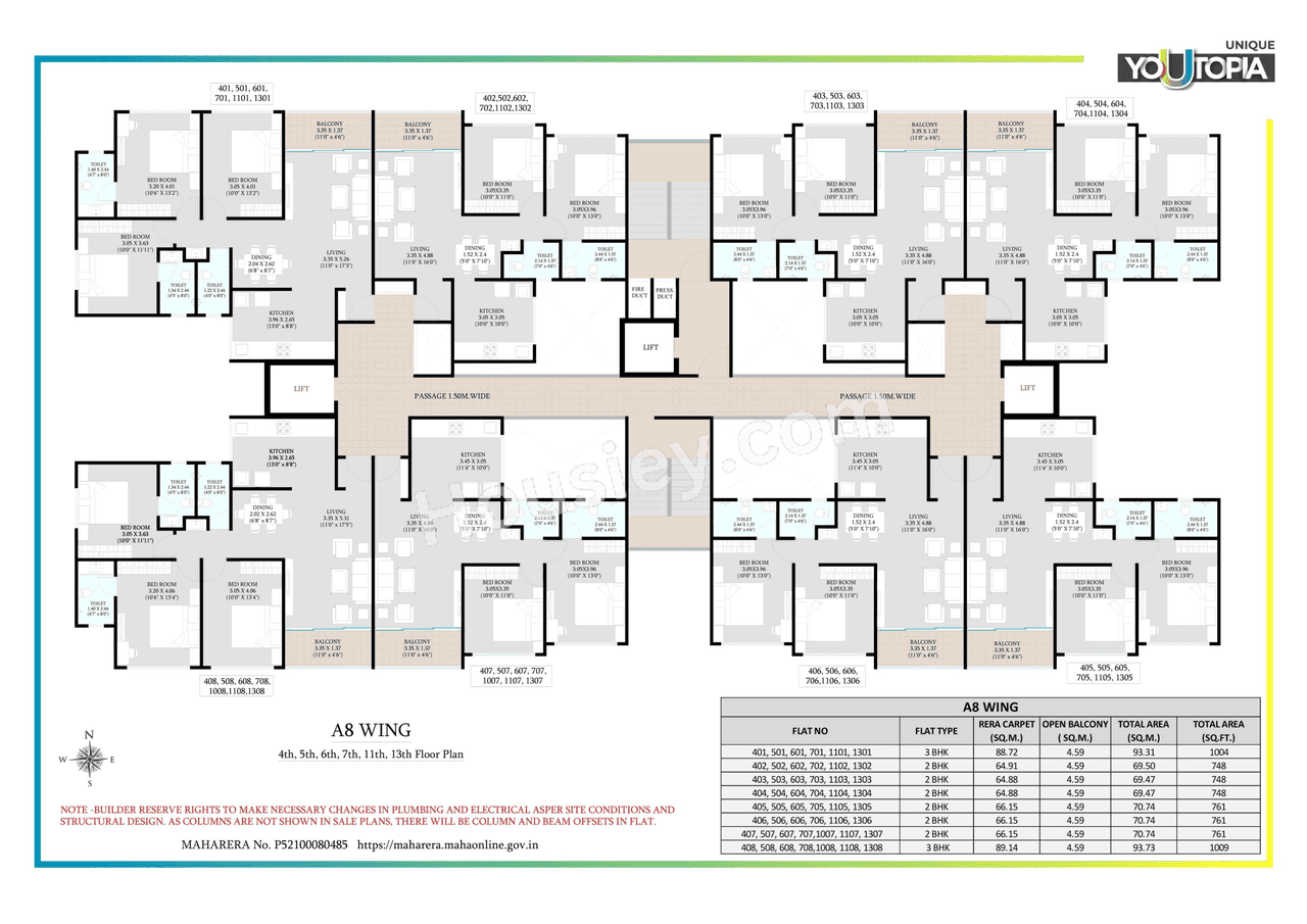 Unique Youtopia Phase 3 Floor plan 20