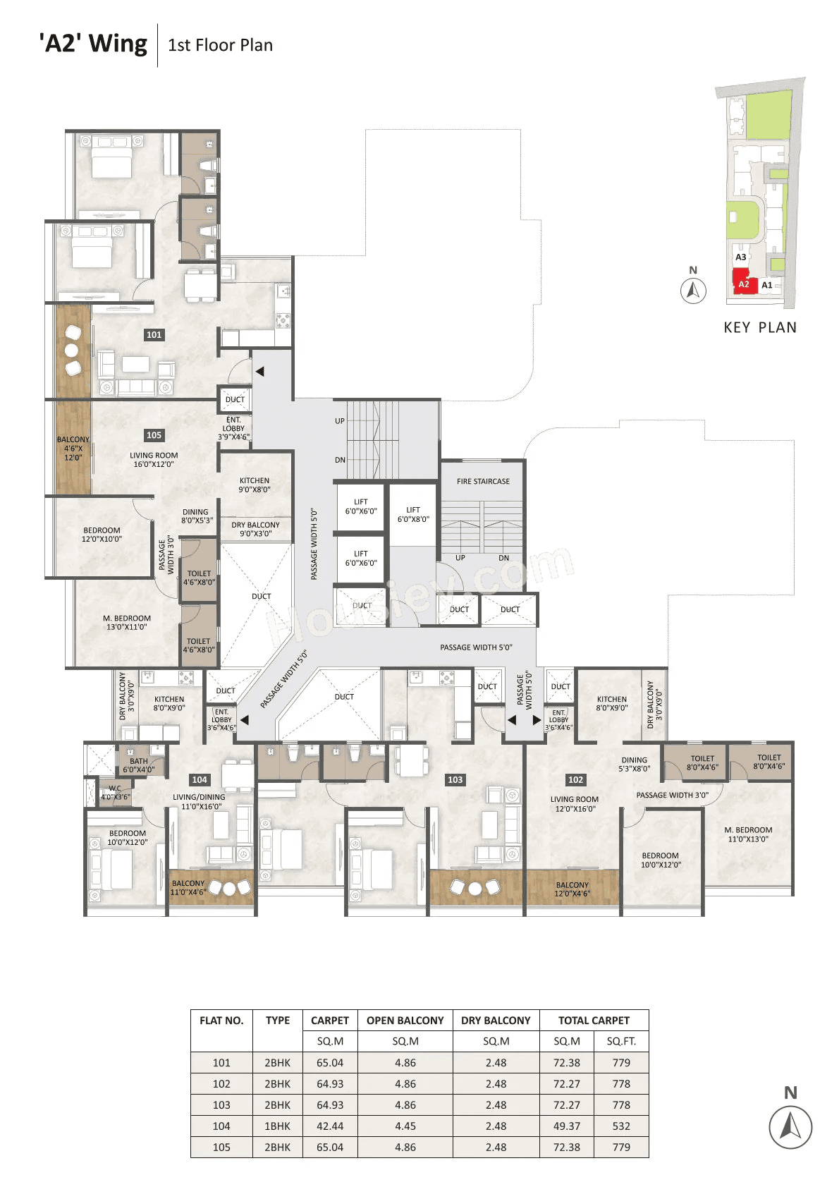 Unitary Liora Floor plan 1