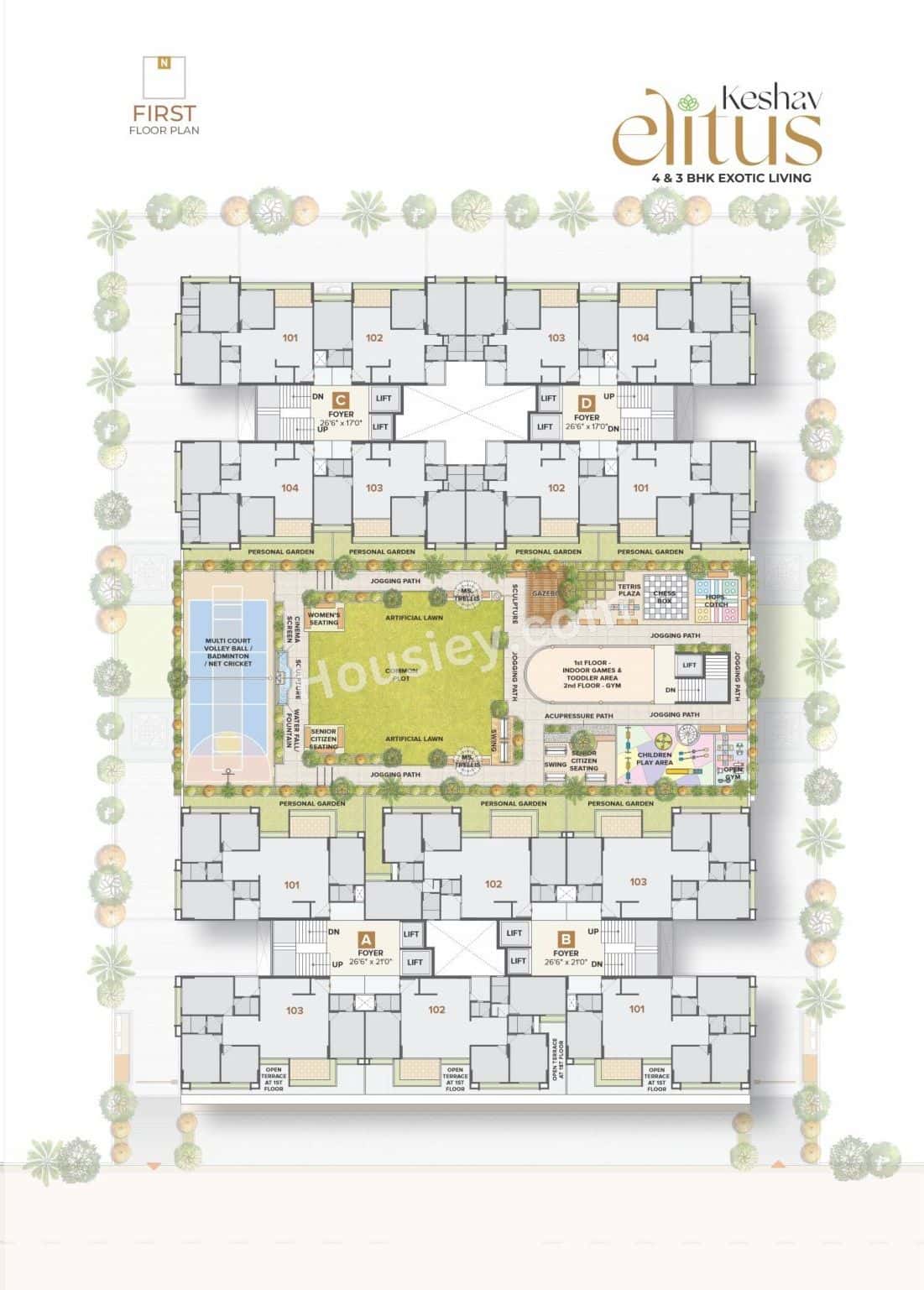 Urbania Keshav Elitus Floor plan 1