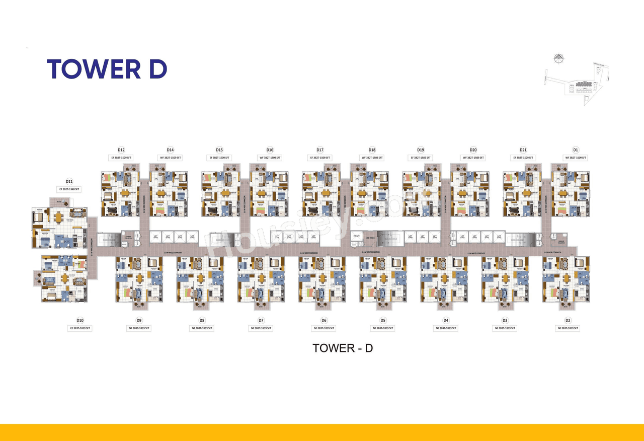 Urbanrise Sky Habitat Floor plan 3