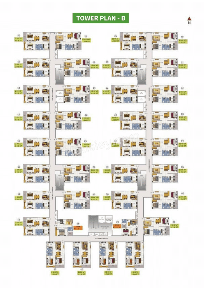 Urbanrise Spring is in the Air Floor plan 2