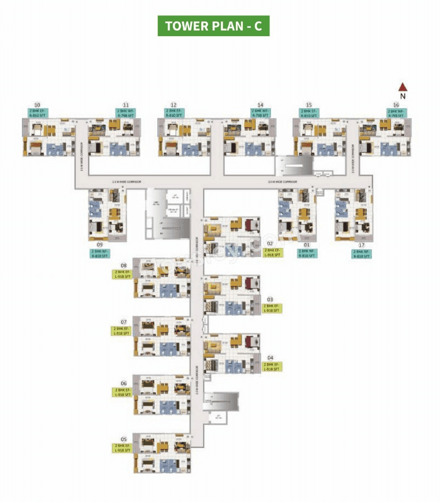 Urbanrise Spring is in the Air Floor plan 3