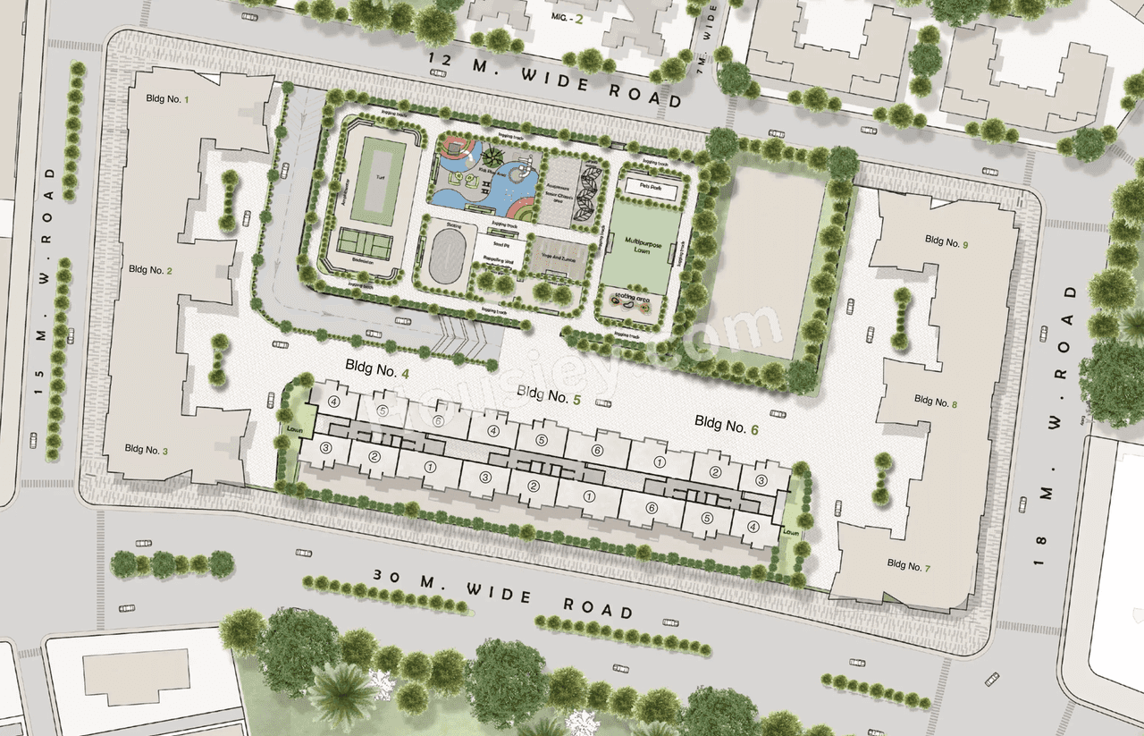 USD Poonam Estate Floor plan 2