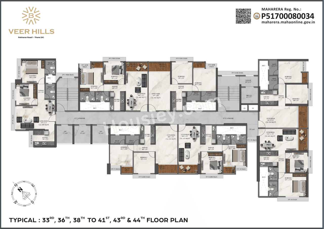 V B Veer Hills Floor plan 7