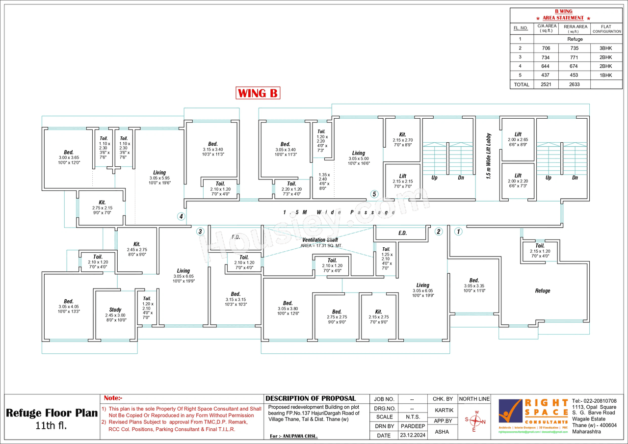 V B Veer Sapphire Floor plan 9