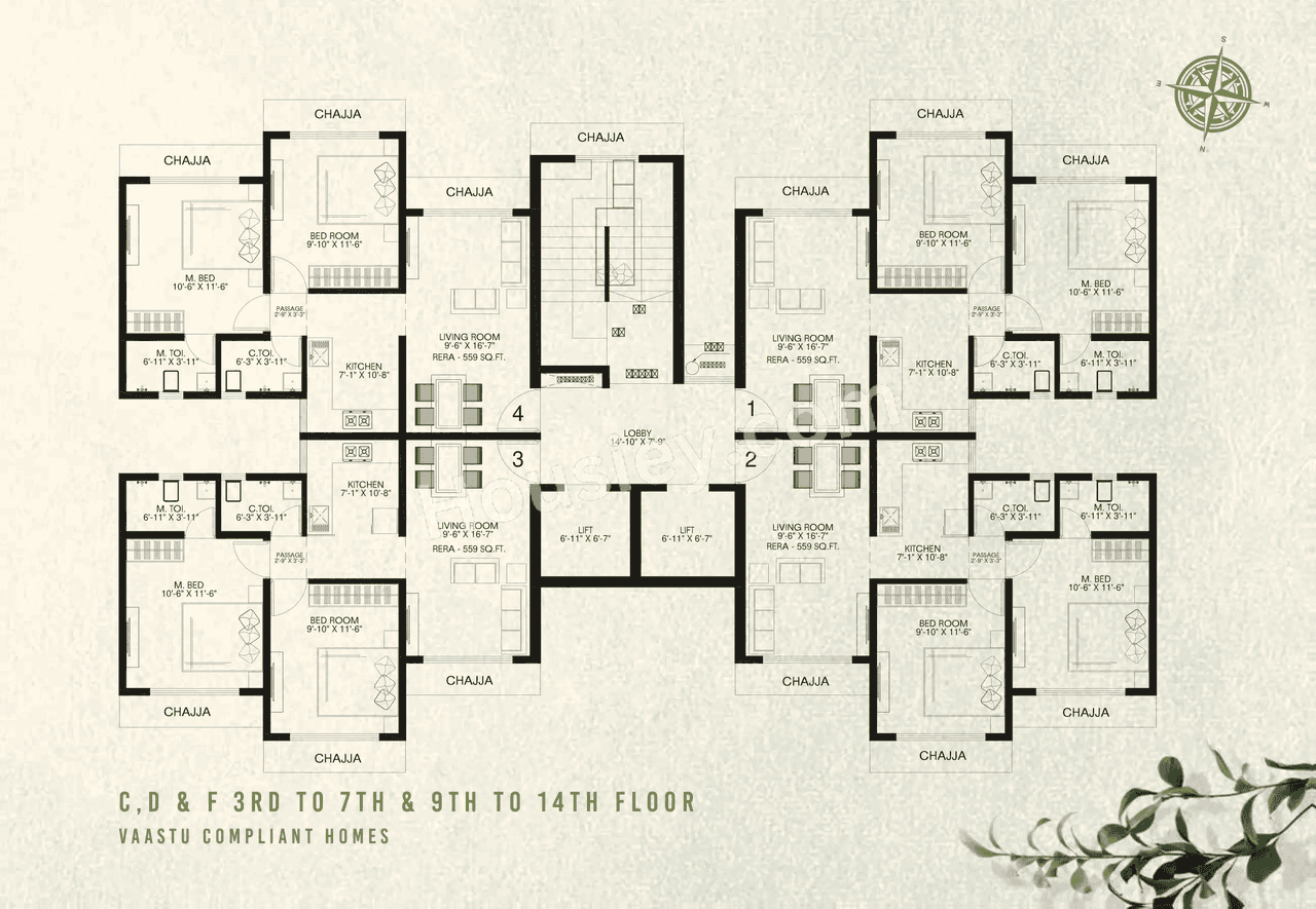 Vaibhavlaxmi One Vikhroli Floor plan 4