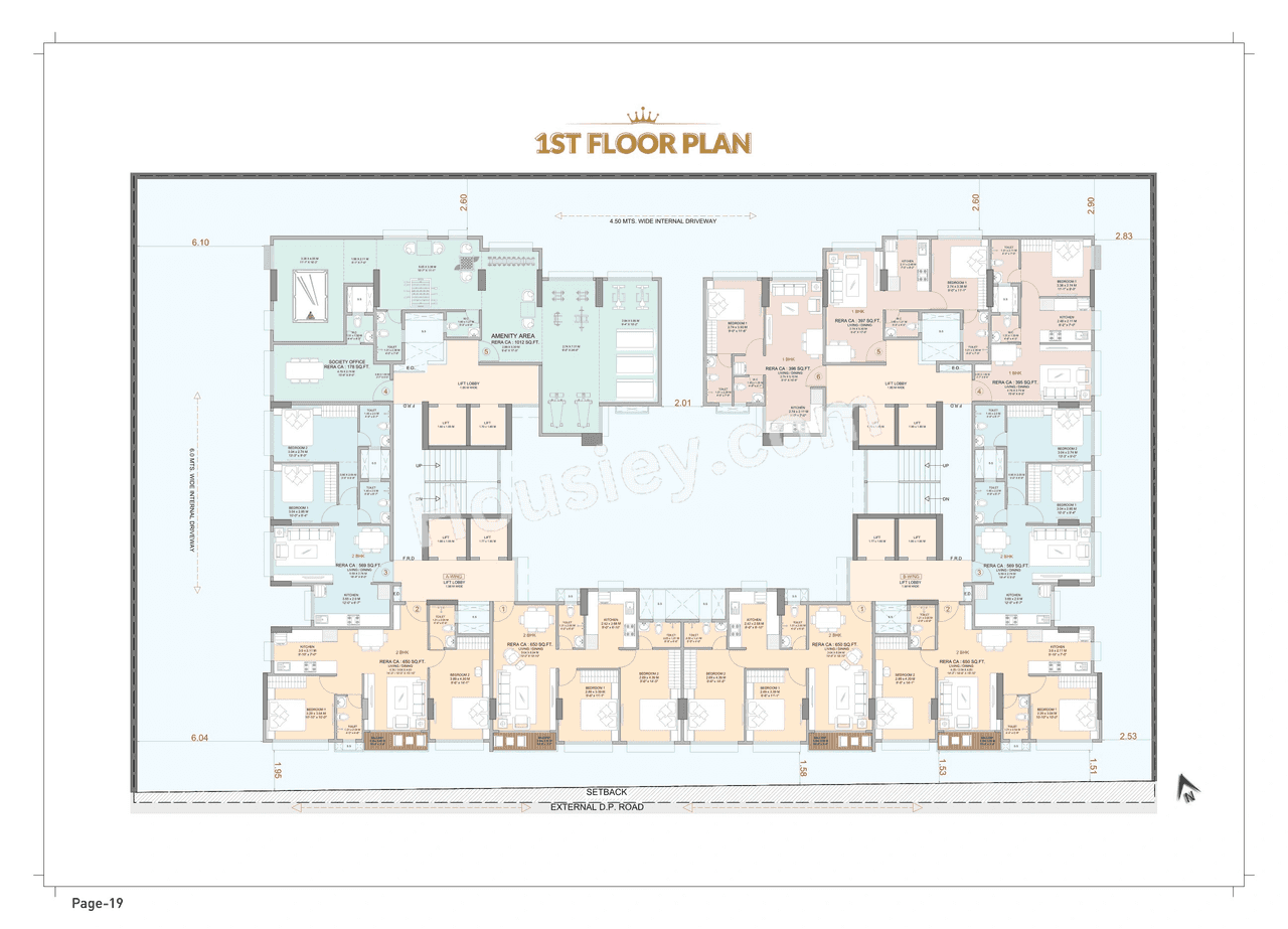 Vaibhavlaxmi Queens Avenue Floor plan 1