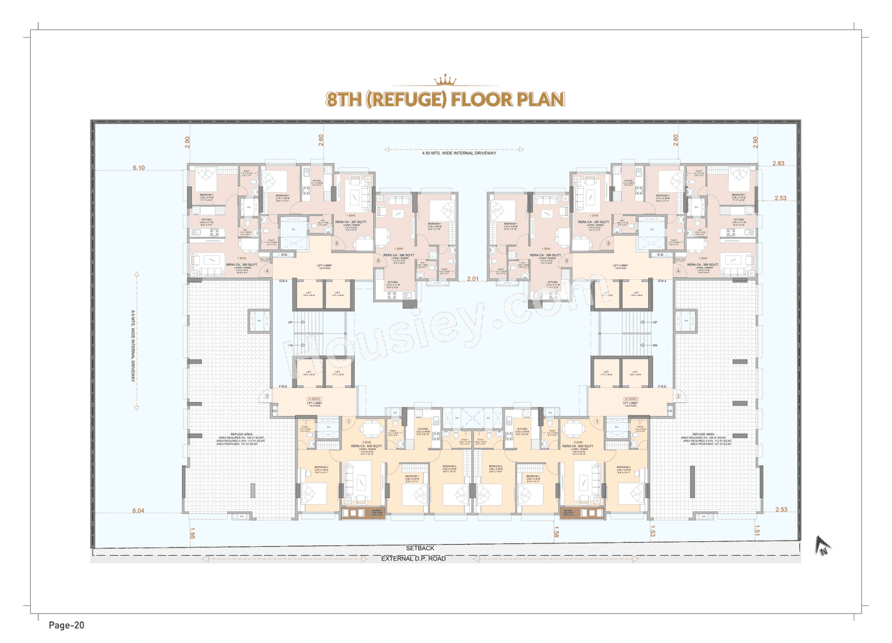 Vaibhavlaxmi Queens Avenue Floor plan 3