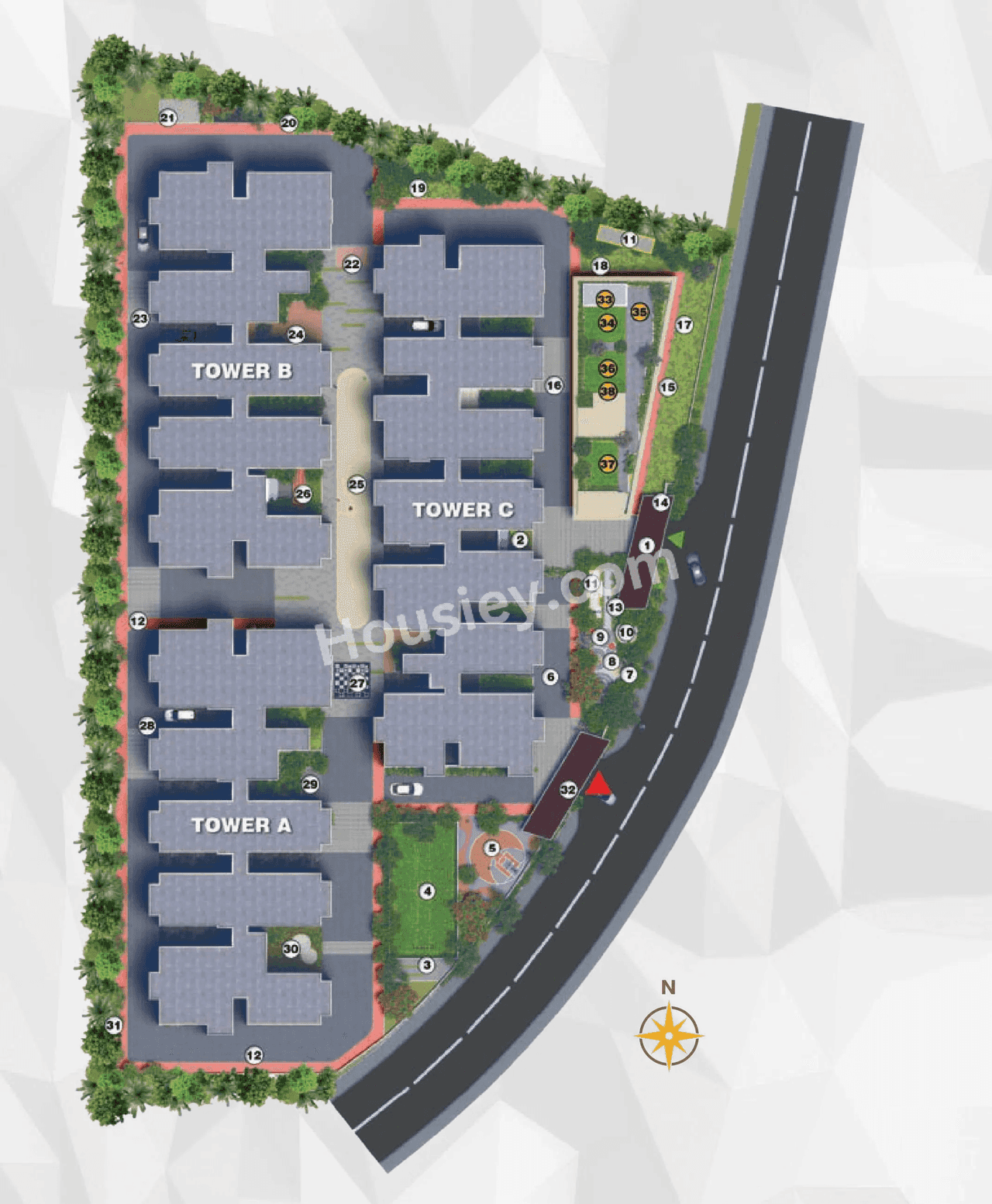 Vaishnaoi Garuda Floor plan 1