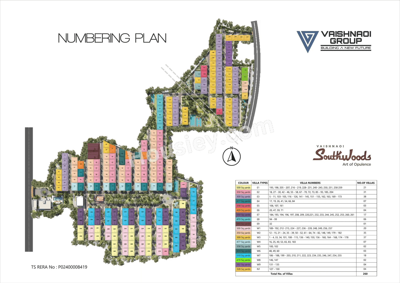 Vaishnaoi South Woods Floor plan 2