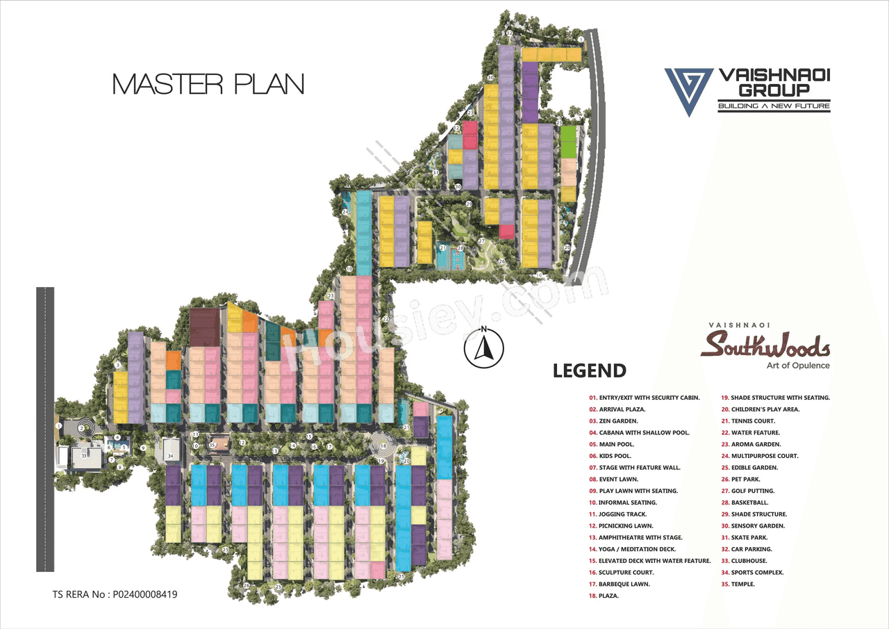 Vaishnaoi South Woods Floor Plan
