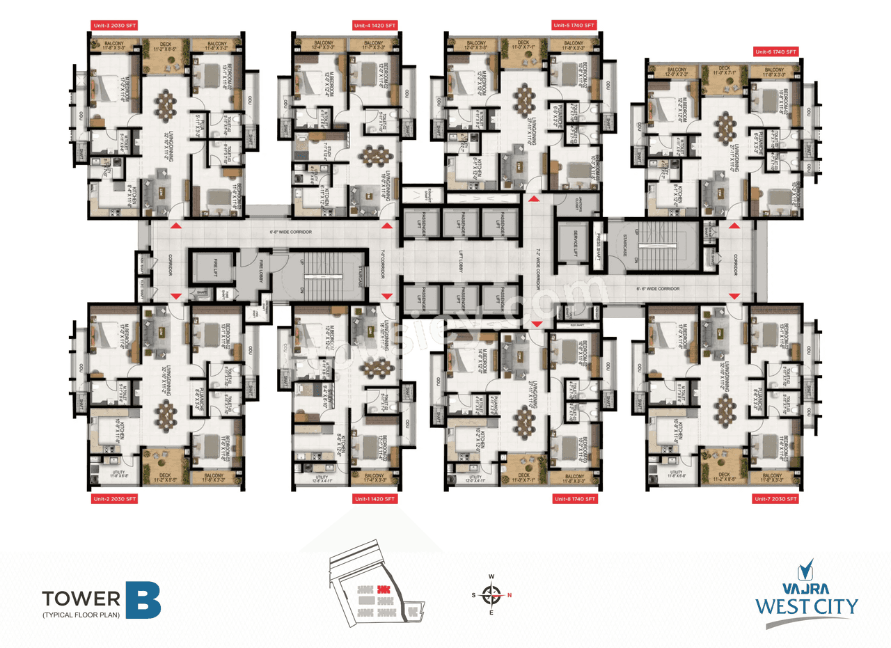 Vajra West City Floor plan 2