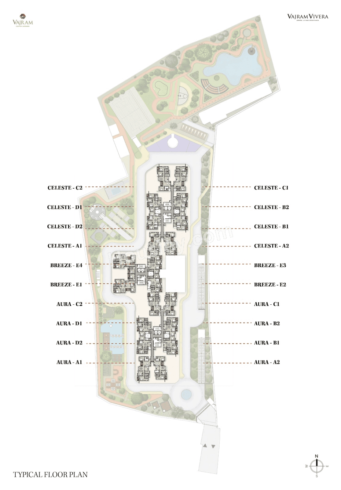 Vajram Vivera Floor plan 1