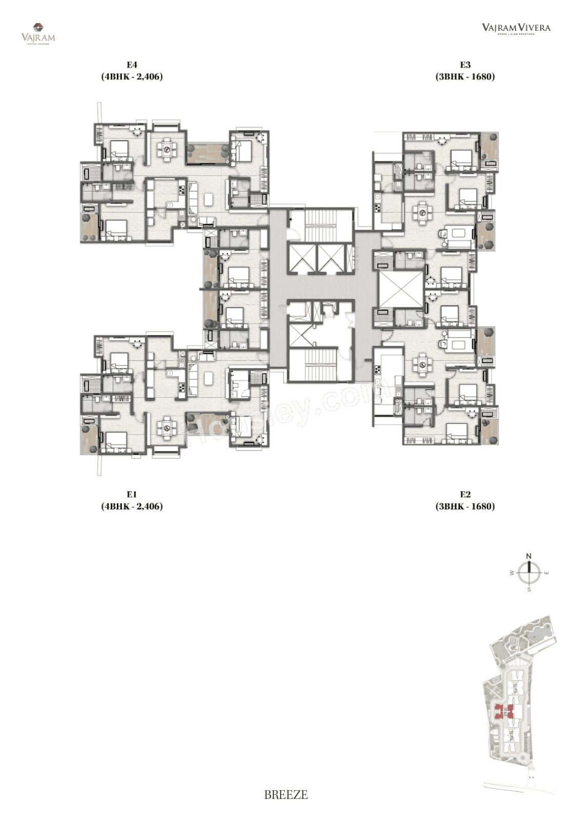 Vajram Vivera Floor plan 3