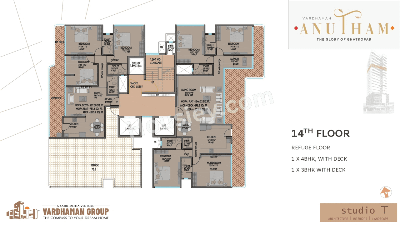 Vardhaman Anutham Floor plan 9