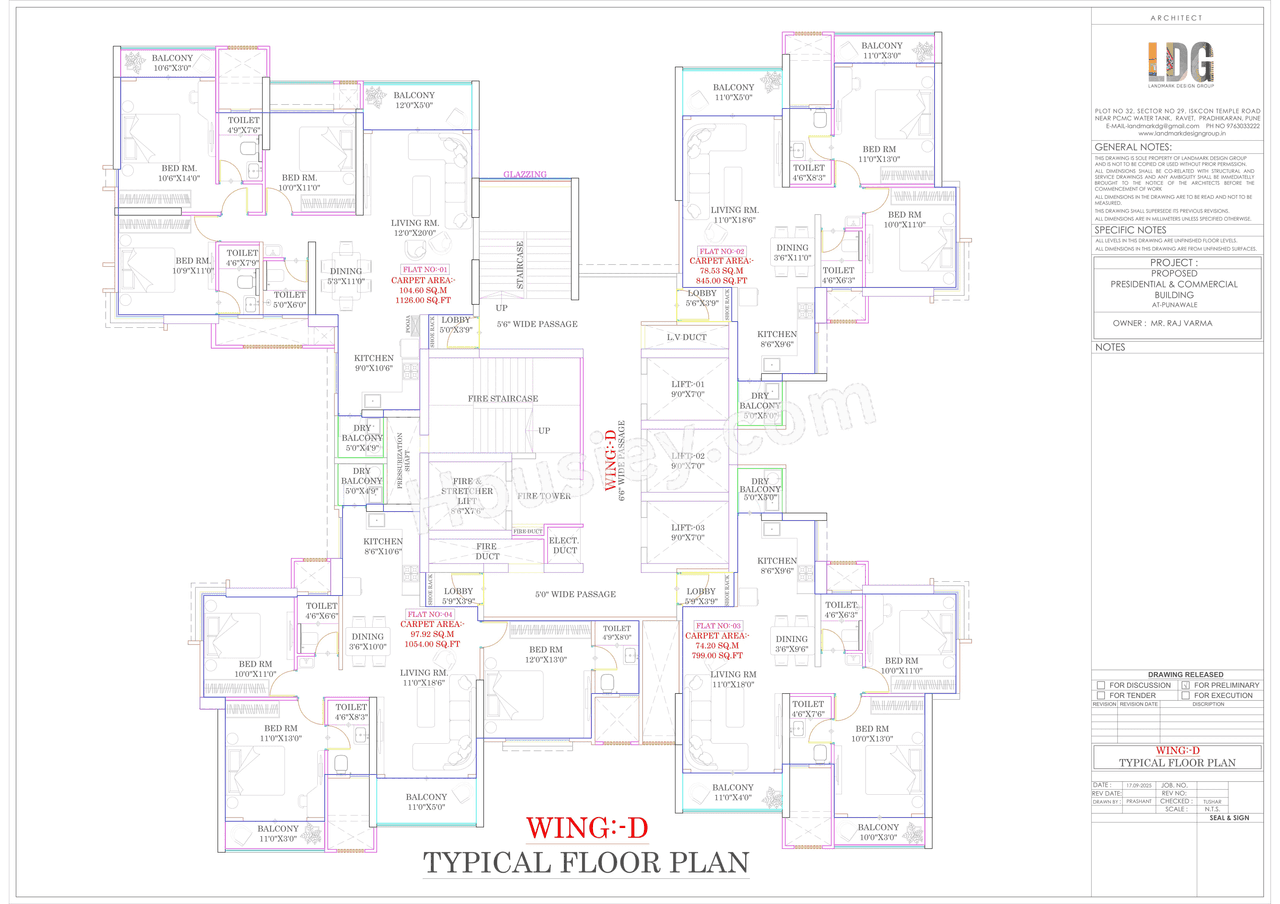 Varma Infinity Evana Floor plan 1