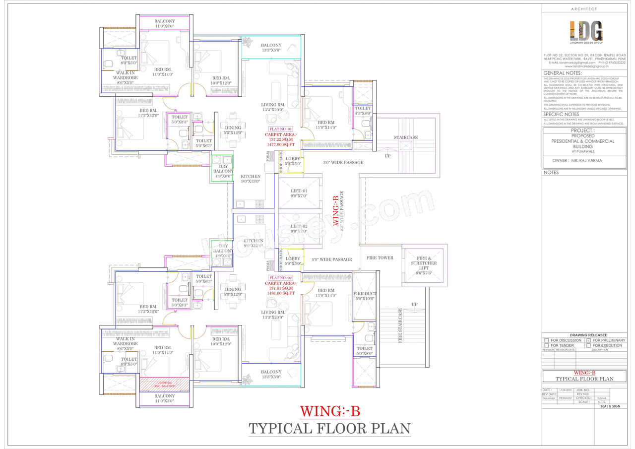 Varma Infinity Evana Floor plan 3