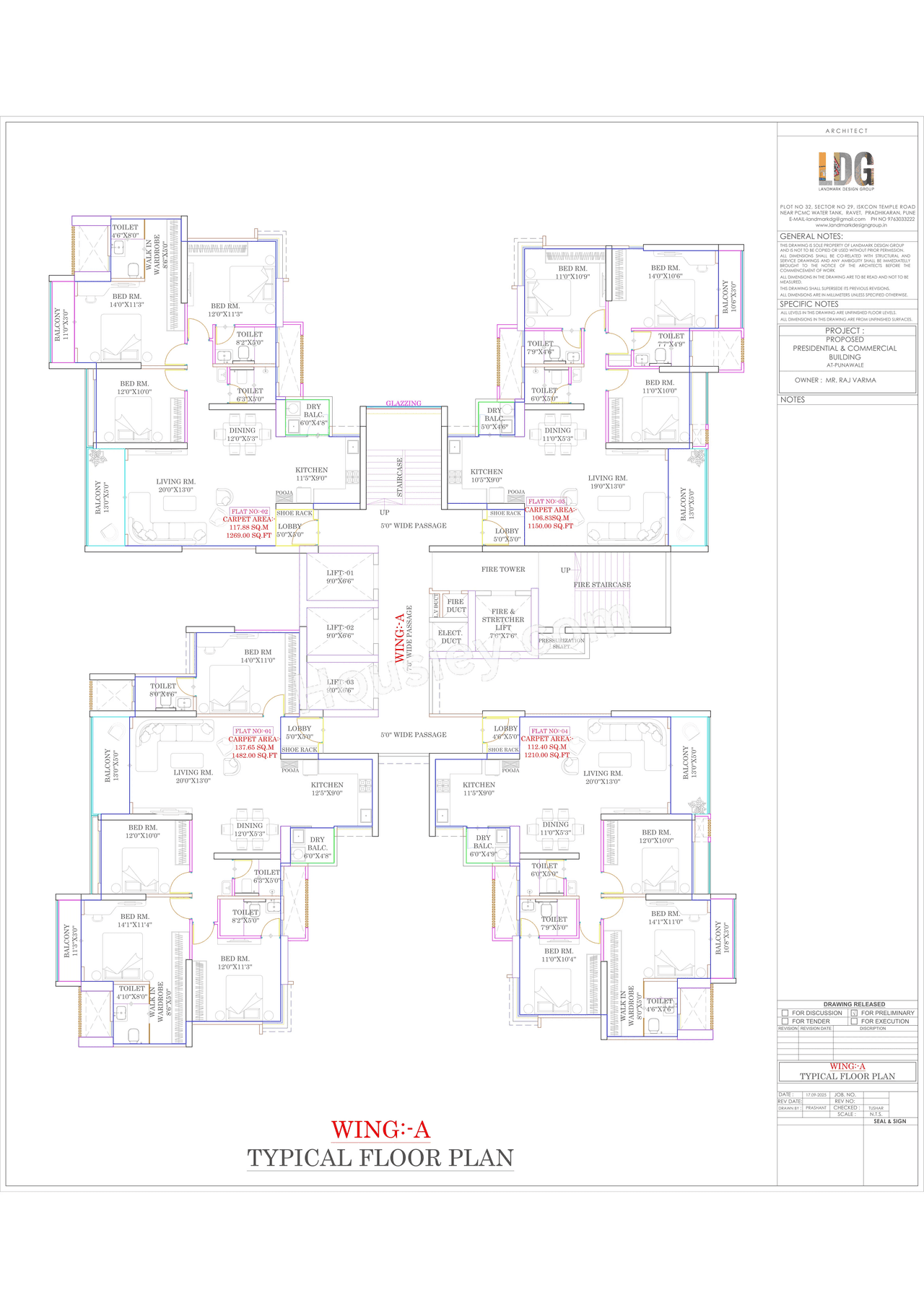 Varma Infinity Evana Floor plan 4