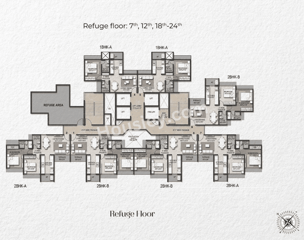 Vastu Park Floor plan 4