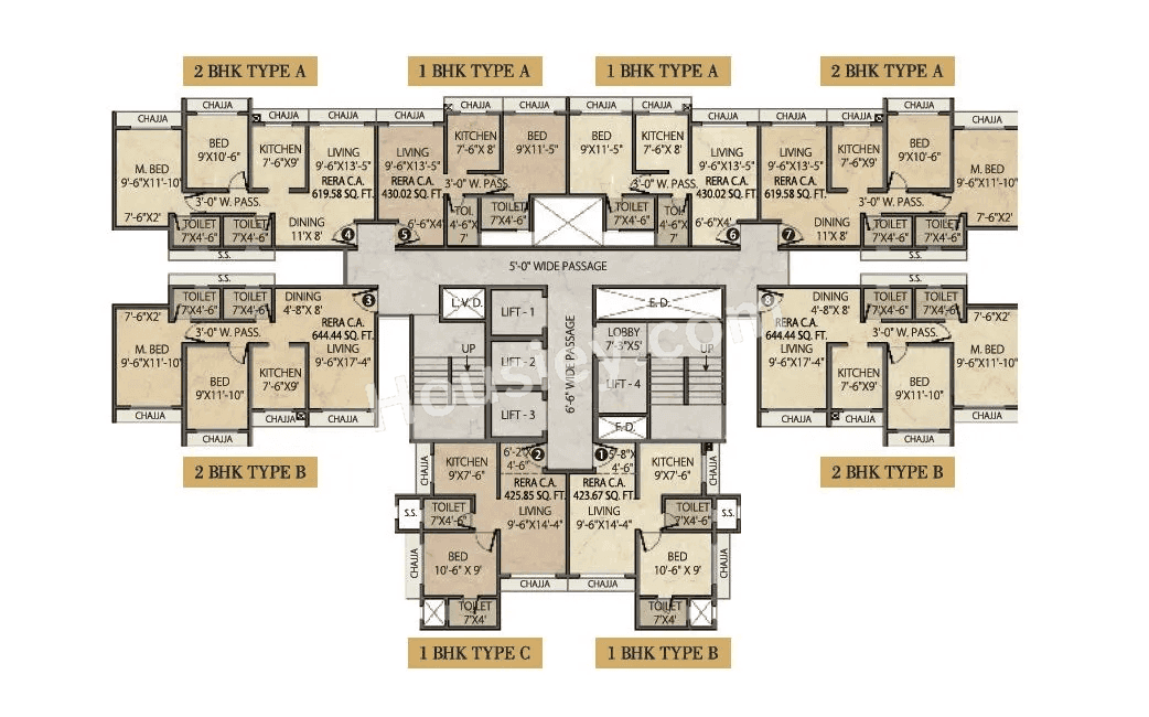 Vihang Luxuria Floor plan 1