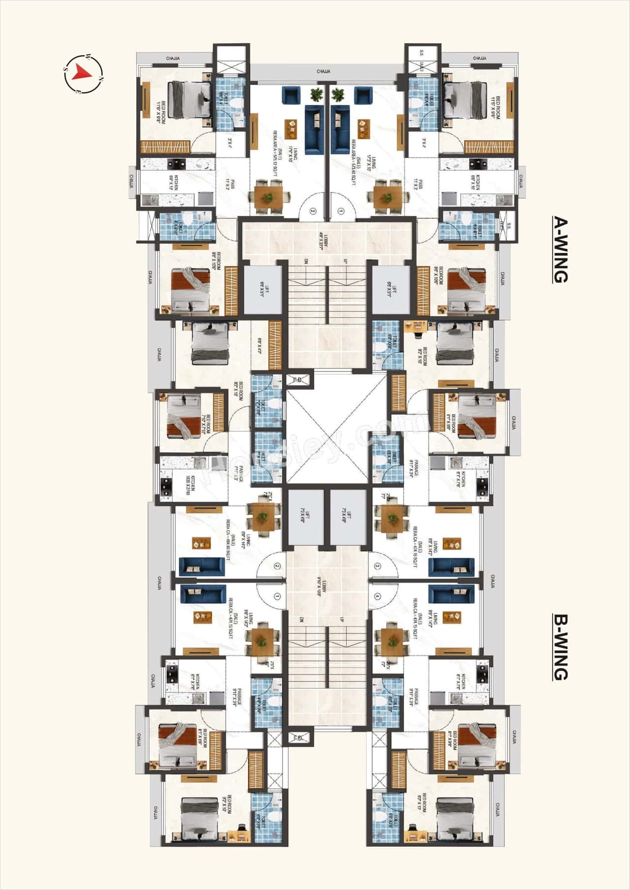 Vini Rose Blossom Floor Plan