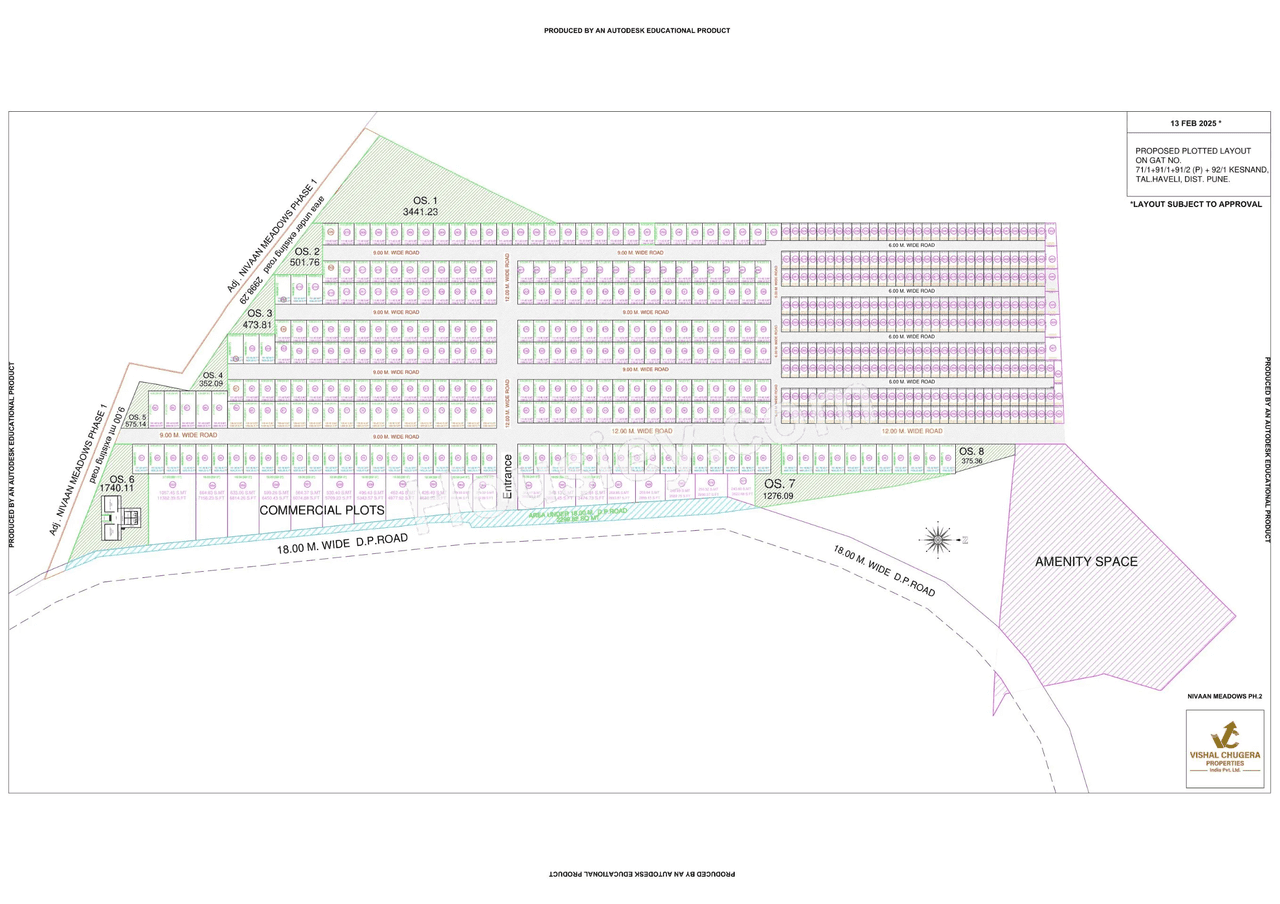 Vishal Nivaan Meadows Floor Plan