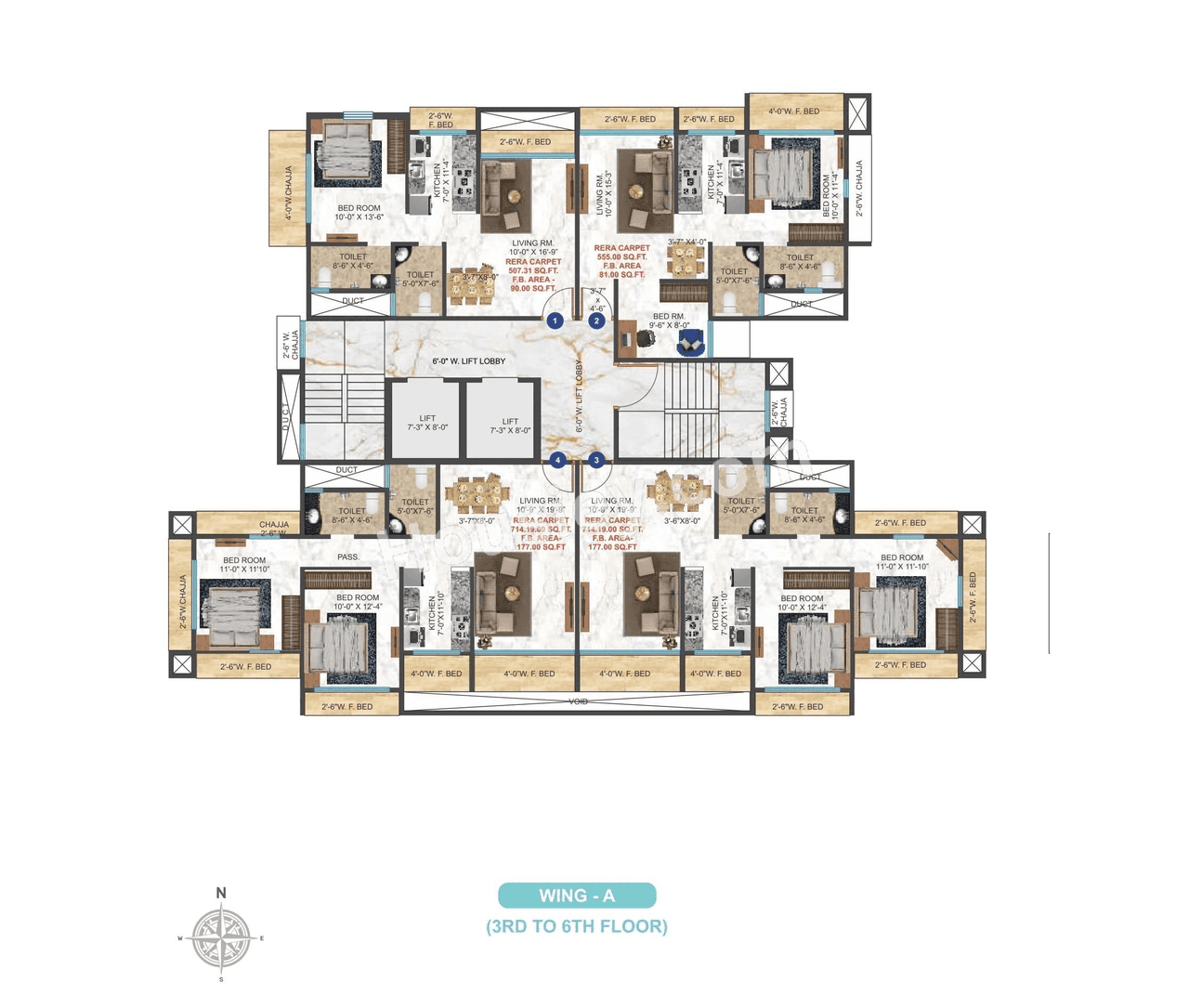 Vision Heights Floor plan 4